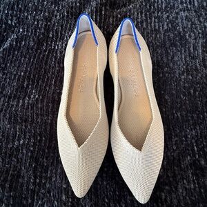 Rothy's Women's Beige Pointed Flats Size 6